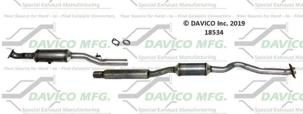 2012-2017 Mitsubishi Lancer Catalytic Converter 18534